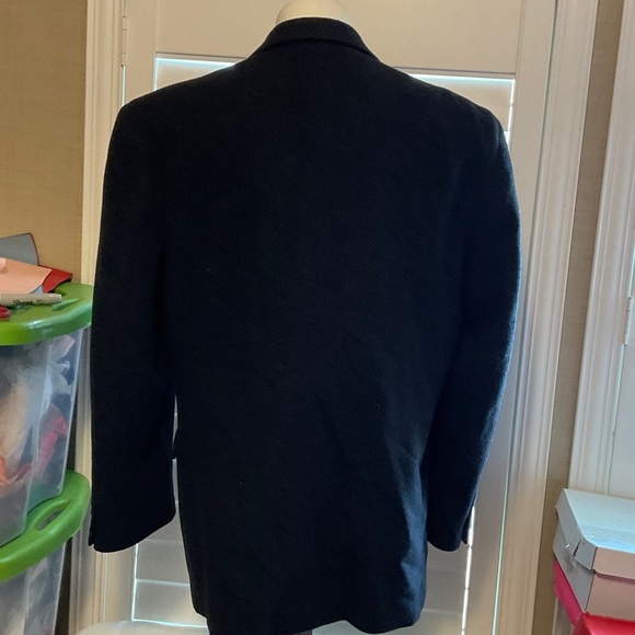 Elegant Navy Men's Blazer - Picture 3 of 7